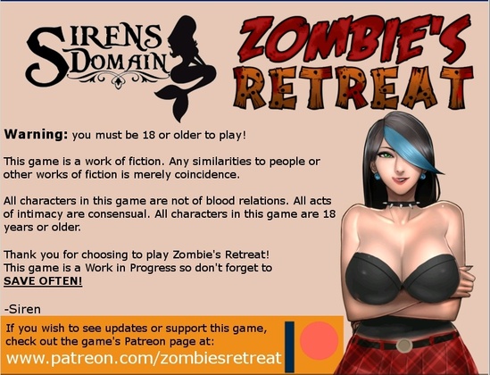 Zombie's Retreat Version 0.2.2 Beta by Siren's Domain